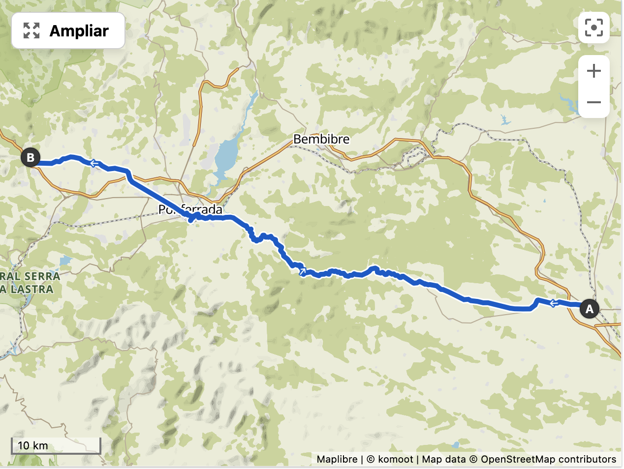 Track de la séptima etapa