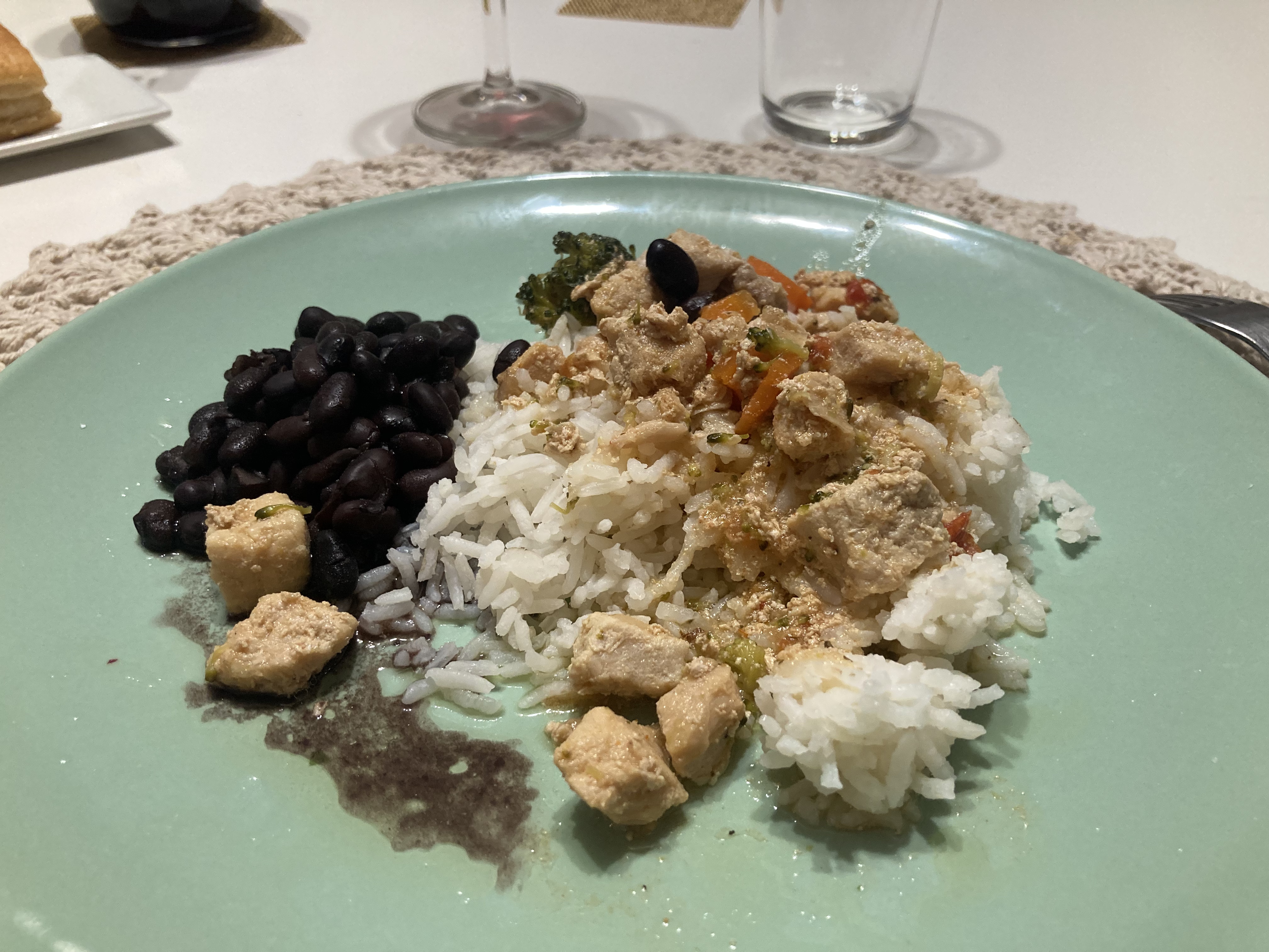 La cena es brasileña…